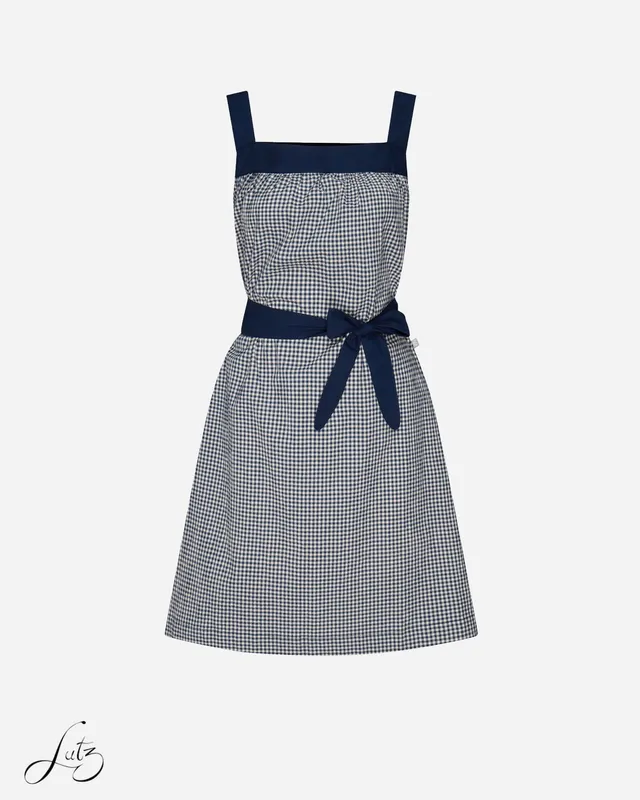 Đầm Hai Dây Floral Thắt Nơ