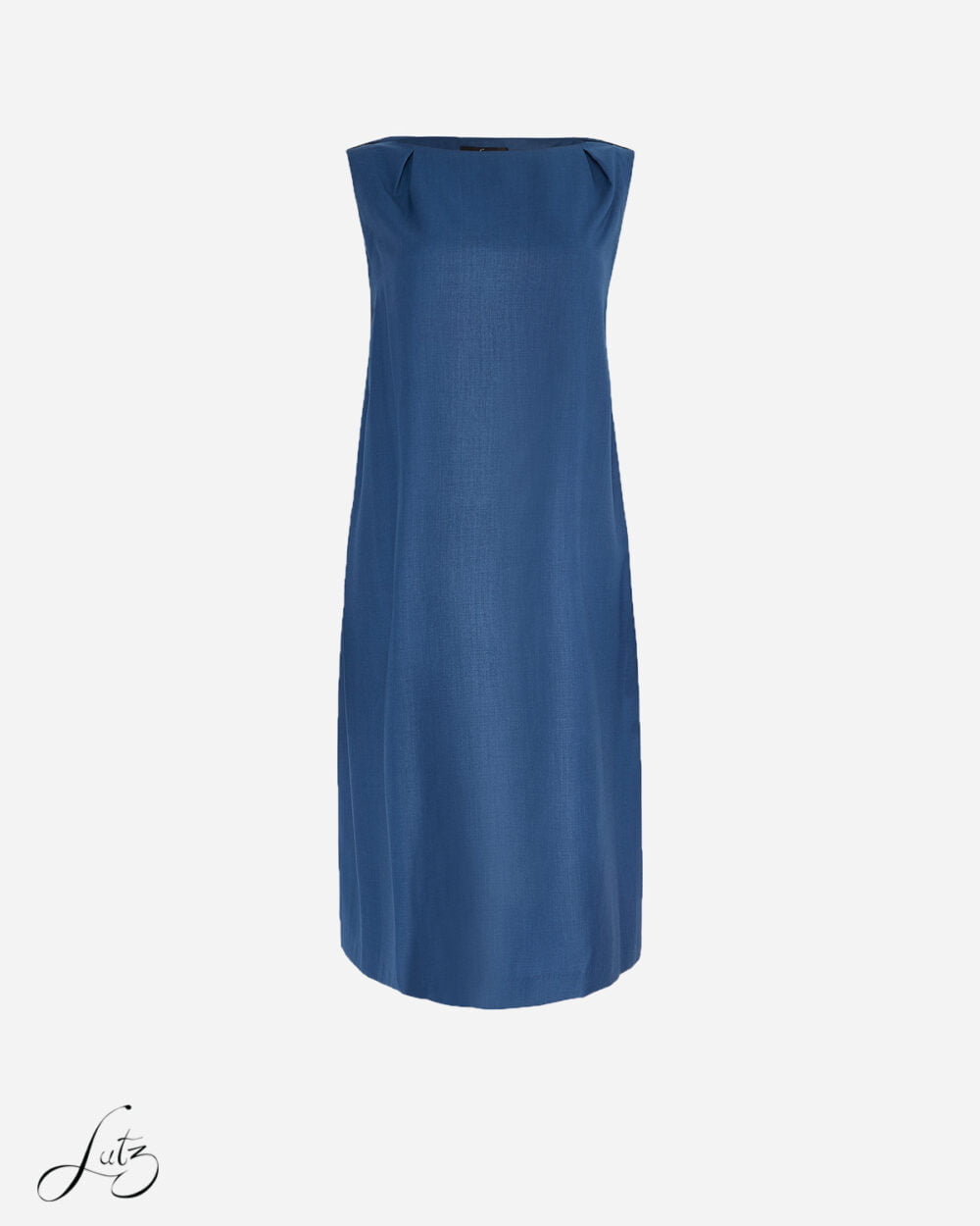 Đầm Nữ Pleated Neck Shift Dress